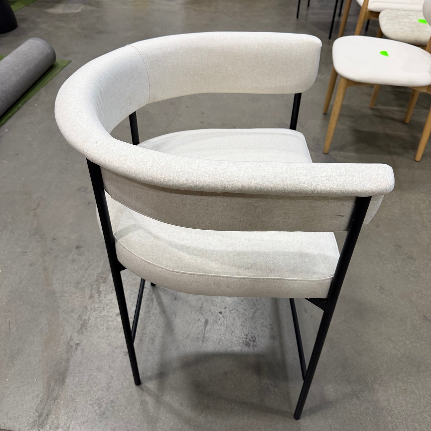 Elysian Counter Stool - Modern Felt: Nimbus