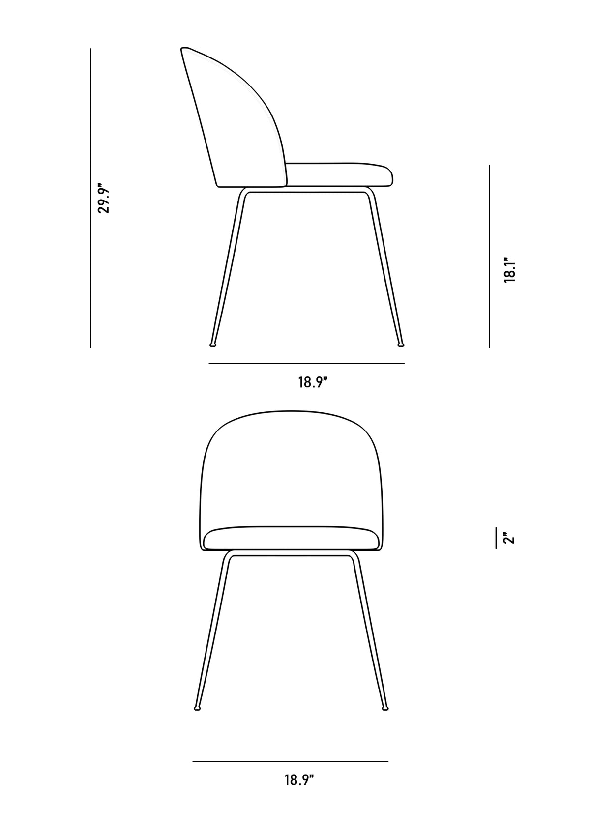 Iris Chair - Multiple Options Available