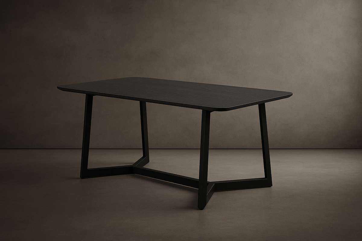 Nova Dining Table - Ebony, 71" | 180cm