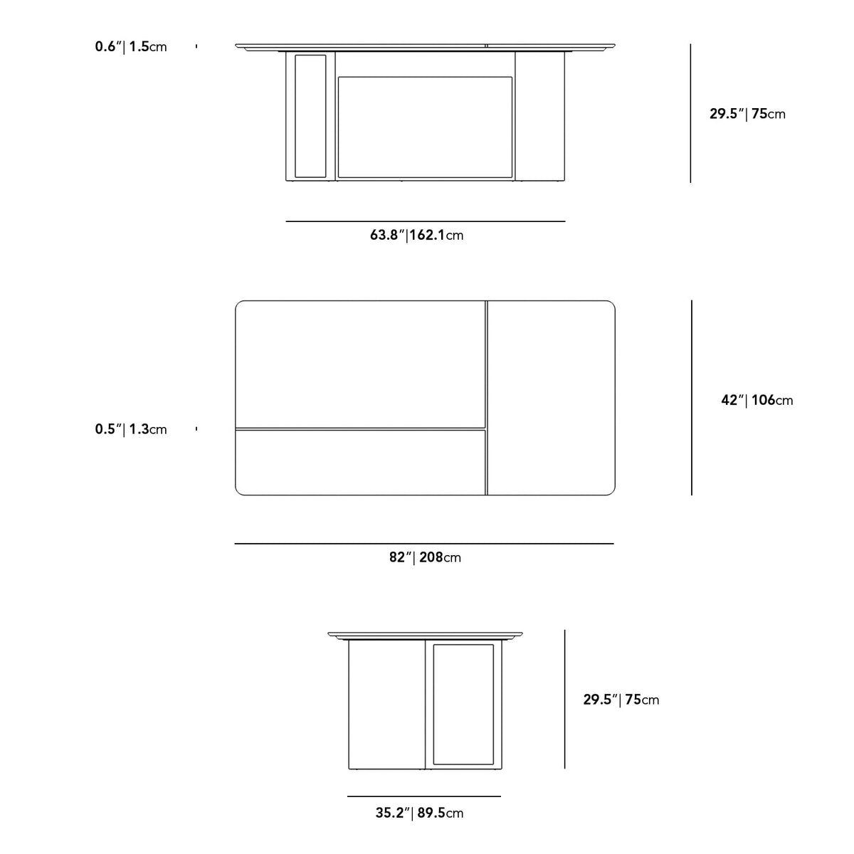 Terzo Table - Multiple Options Available