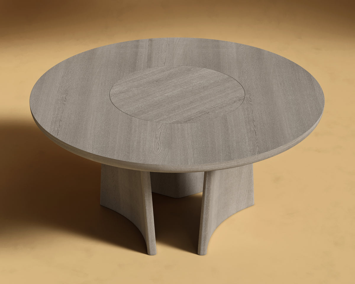 Verona Dining Table - Grey Oak Veneer