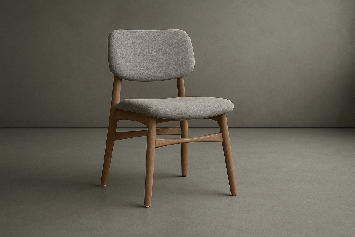 Soborg Dining Chair - Modern Felt: Stratus