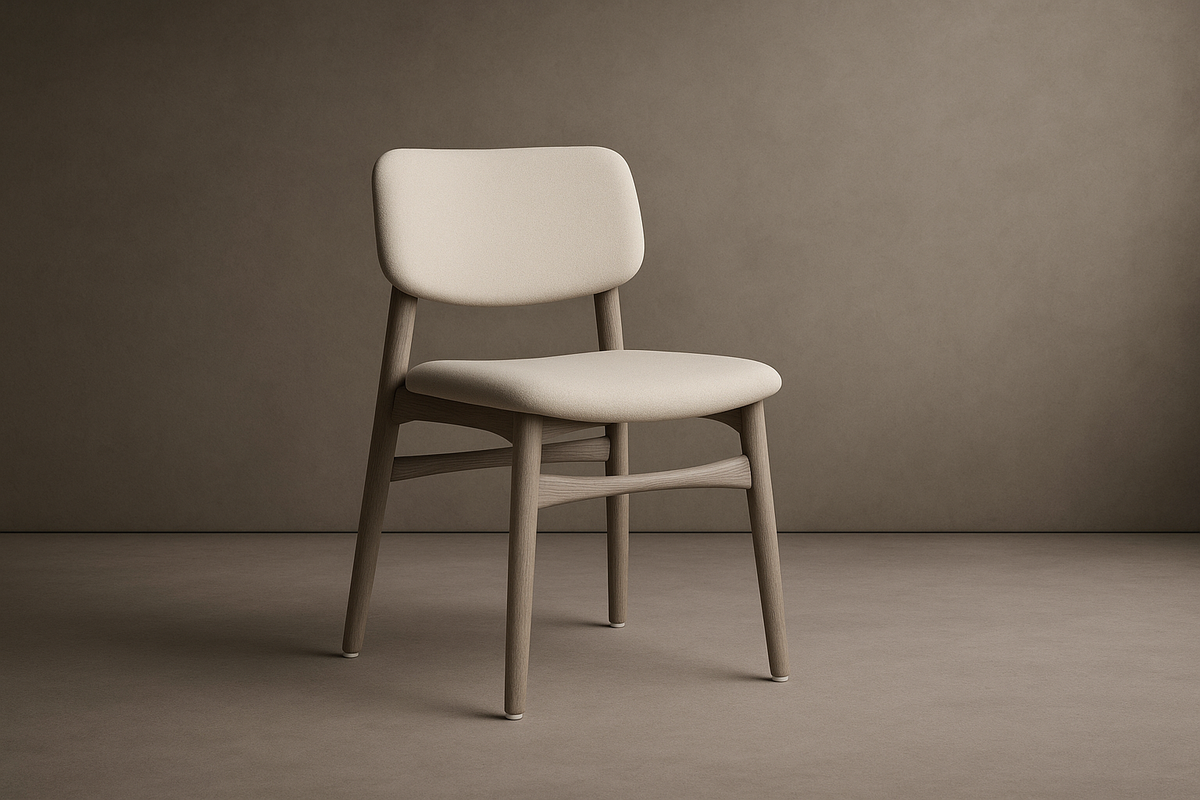 Soborg Dining Chair - Modern Felt: Nimbus