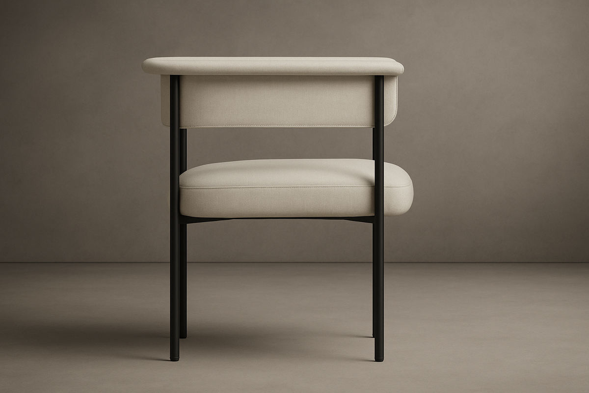 Elysian Dining Chair - Modern Felt: Nimbus