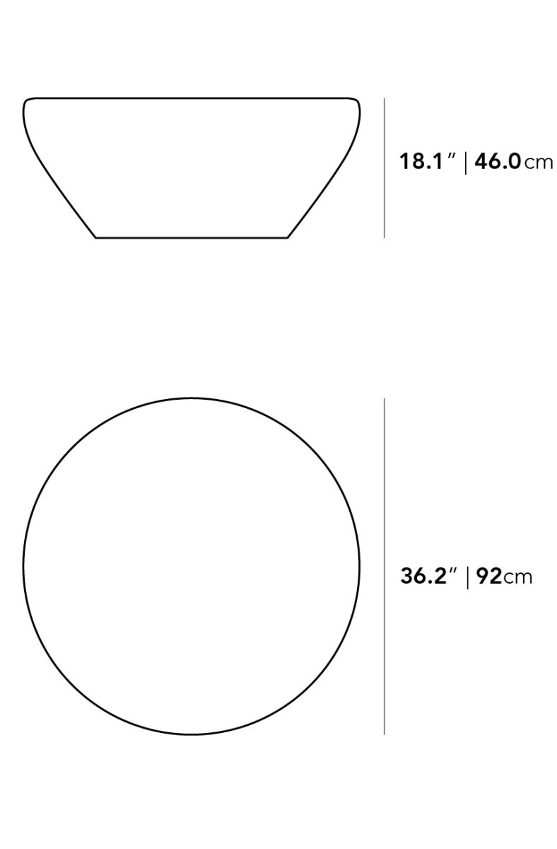 36" Outdoor Coffee Table Cover