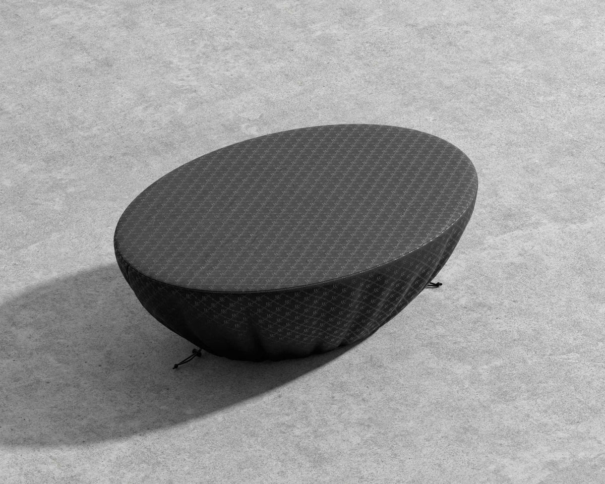 48" Outdoor Oval Coffee Table Cover