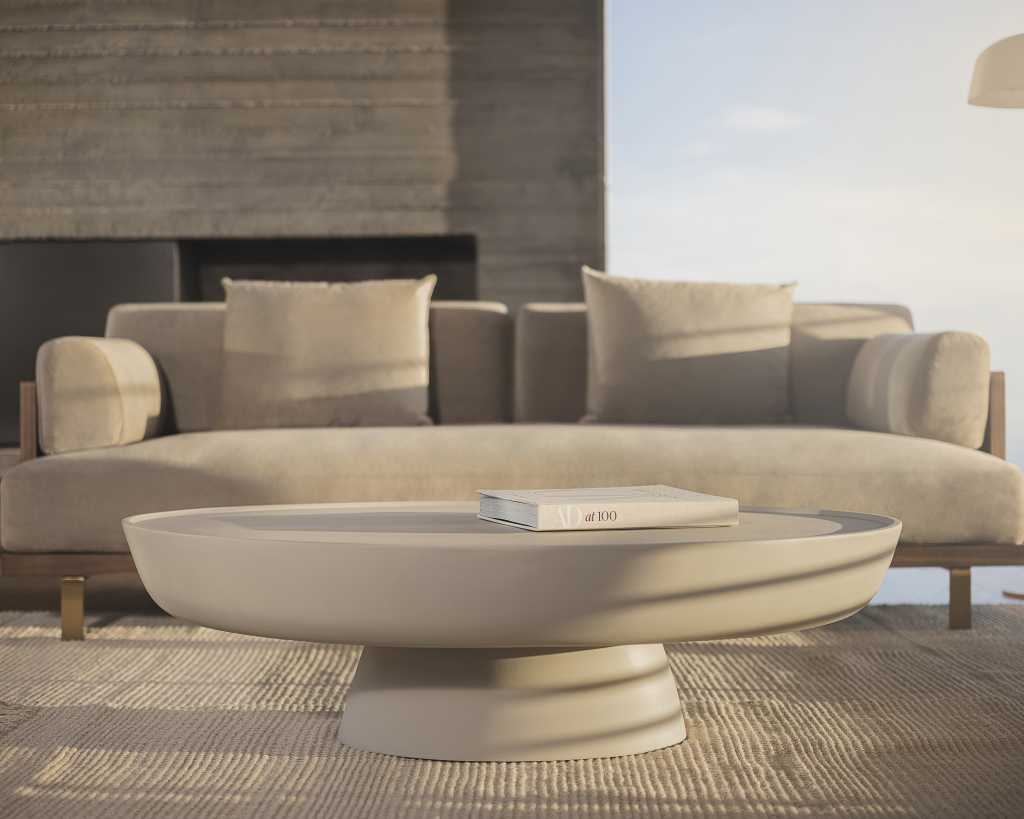 Maria Coffee Table - Olympia Wax Concrete