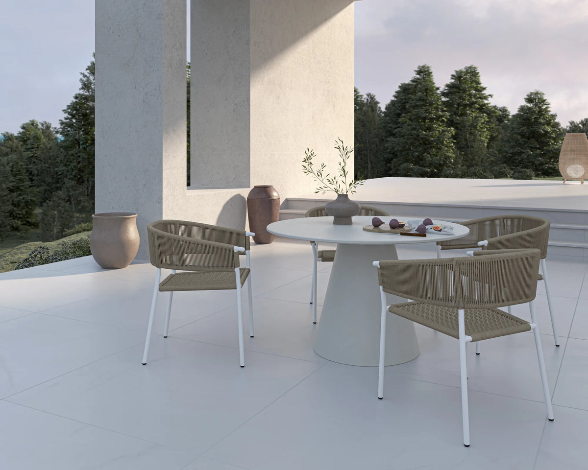 Winston Concrete Dining Table - Olympia Wax Concrete, 48"