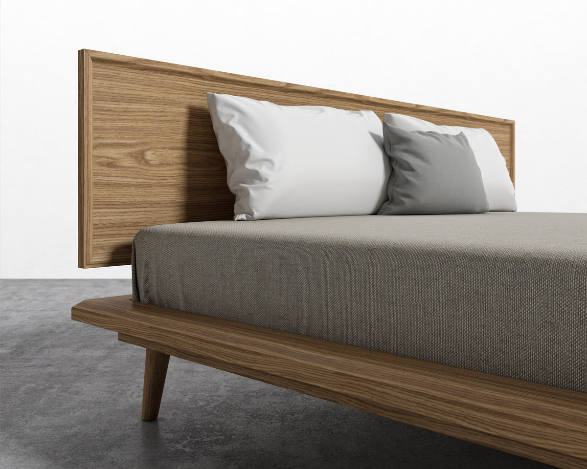 Asher Bed - Ash Veneer - Multiple Options Available