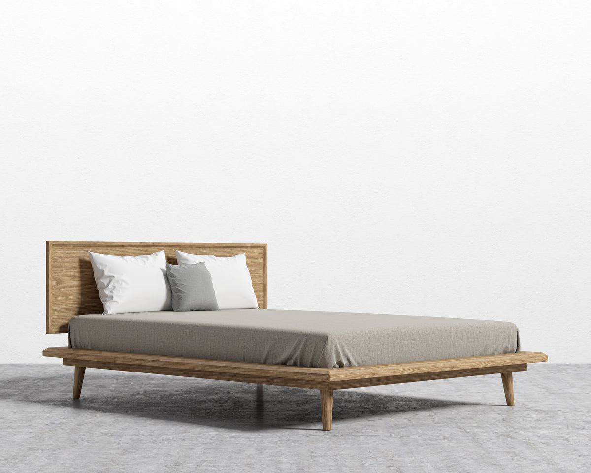 Asher Bed - Ash Veneer - Multiple Options Available