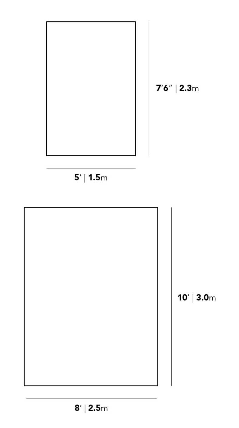 Beja Rug - Waterloo, 5' x 7'6" | 1.5 x 2.28m