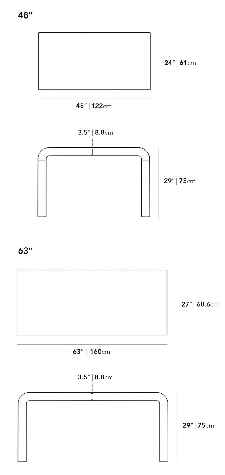 Cascadia Desk - Olympia Wax Concrete, 63in | 160cm