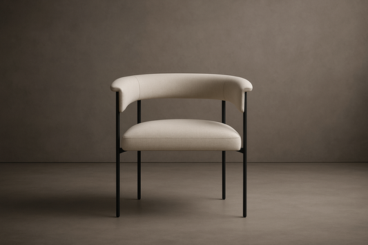 Elysian Dining Chair - Modern Felt: Nimbus