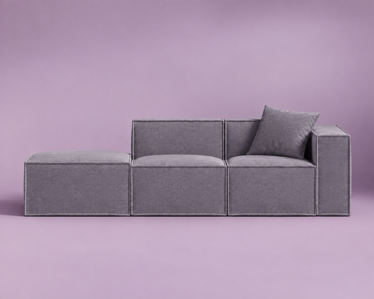 M1 Custom Three-Piece - Performance Weave: Lithium Lavender