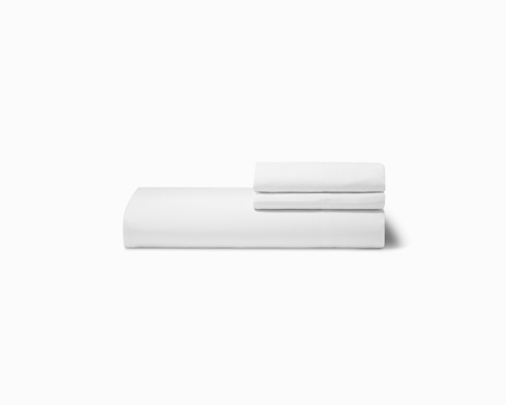 Organic Bamboo Viscose Duvet Cover Set - Queen, White - FLOOR MODEL