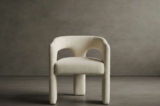 Form Dining Chair - Chenille Weave: Cream