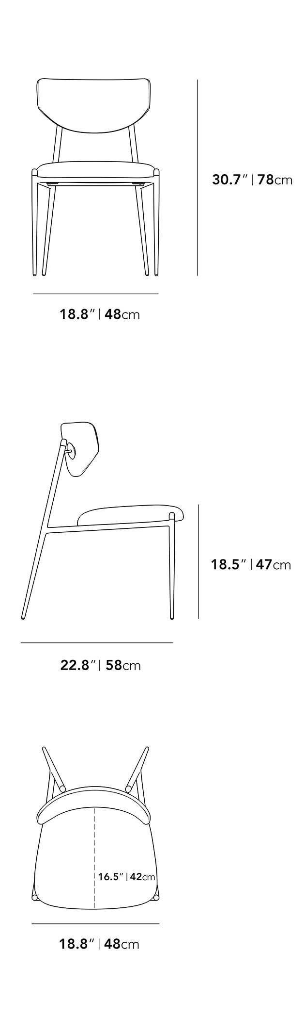 Geno Dining Chair - Multiple Options Available