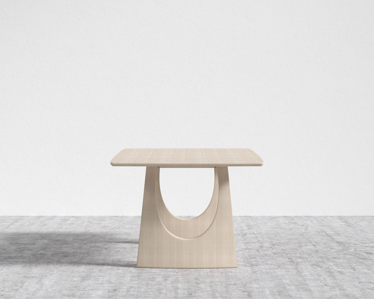 Arco Extendable Dining Table - Washed Natural Oak Veneer, Straight Grain