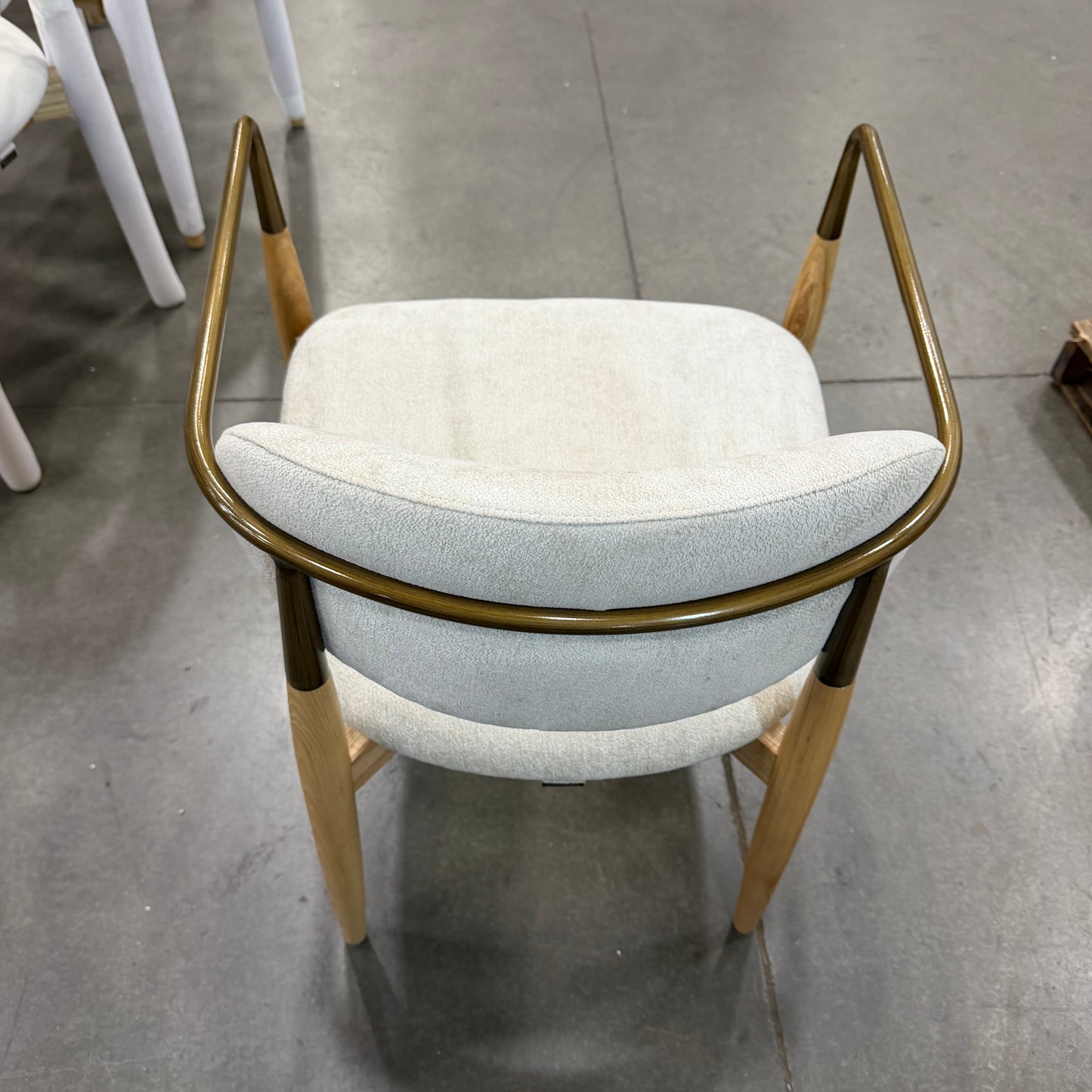 Mira Armchair - Chenille Weave: Stone