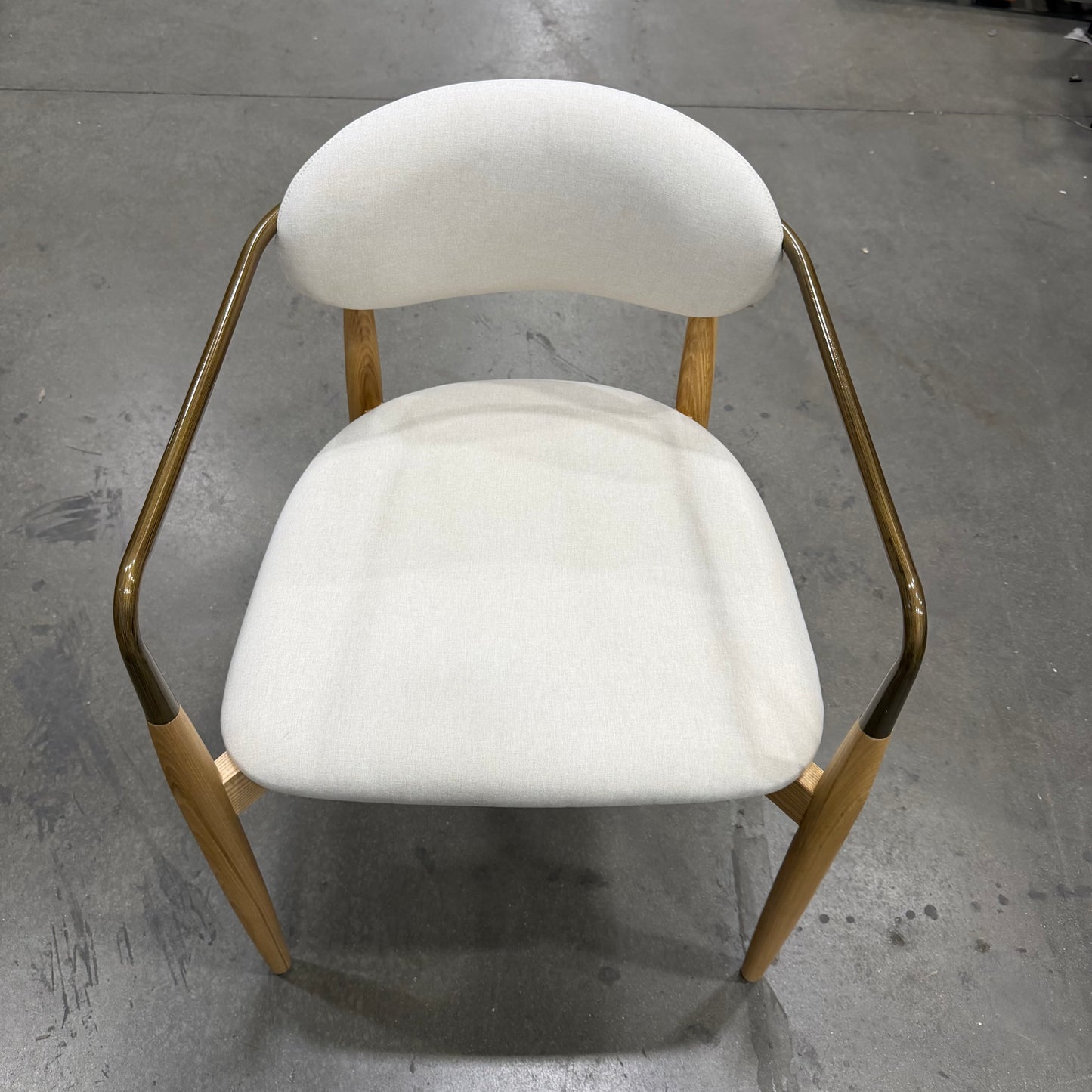 Mira Armchair - Modern Felt: Nimbus