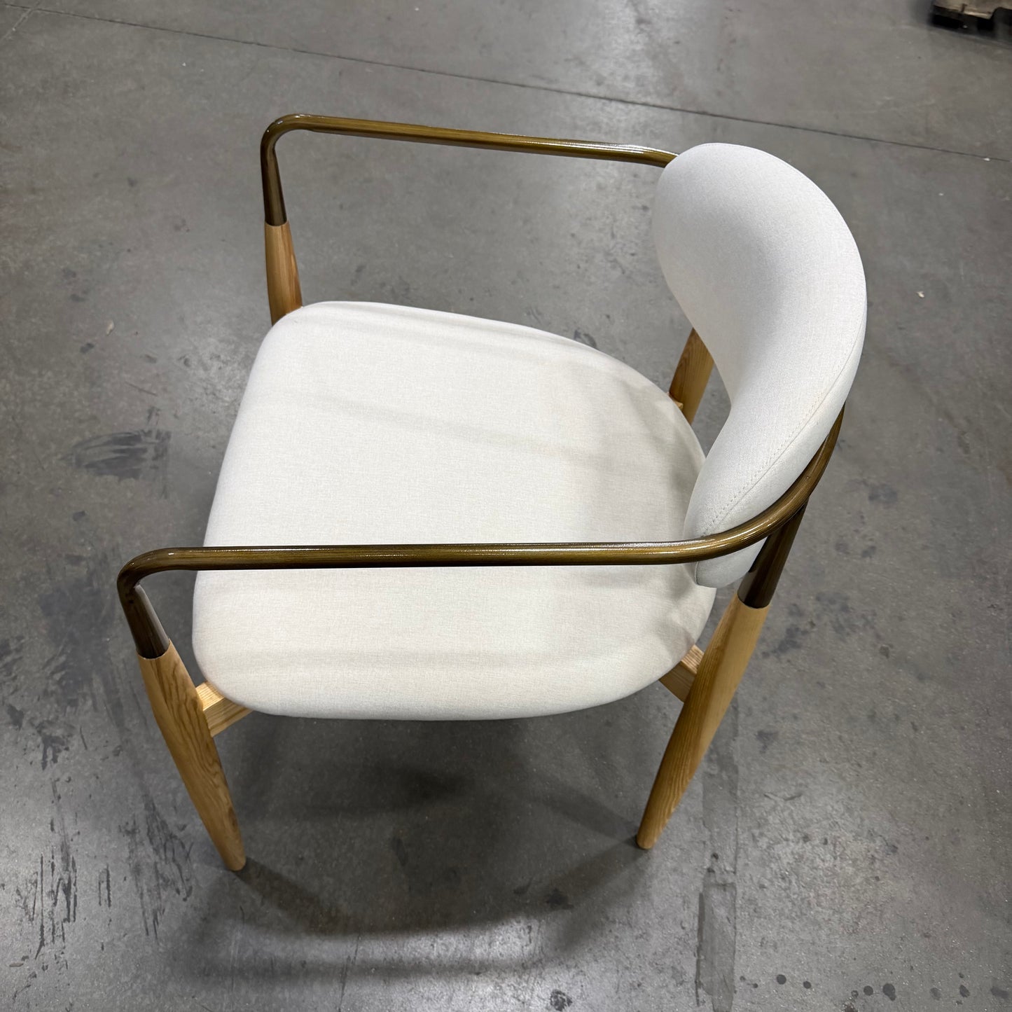 Mira Armchair - Modern Felt: Nimbus