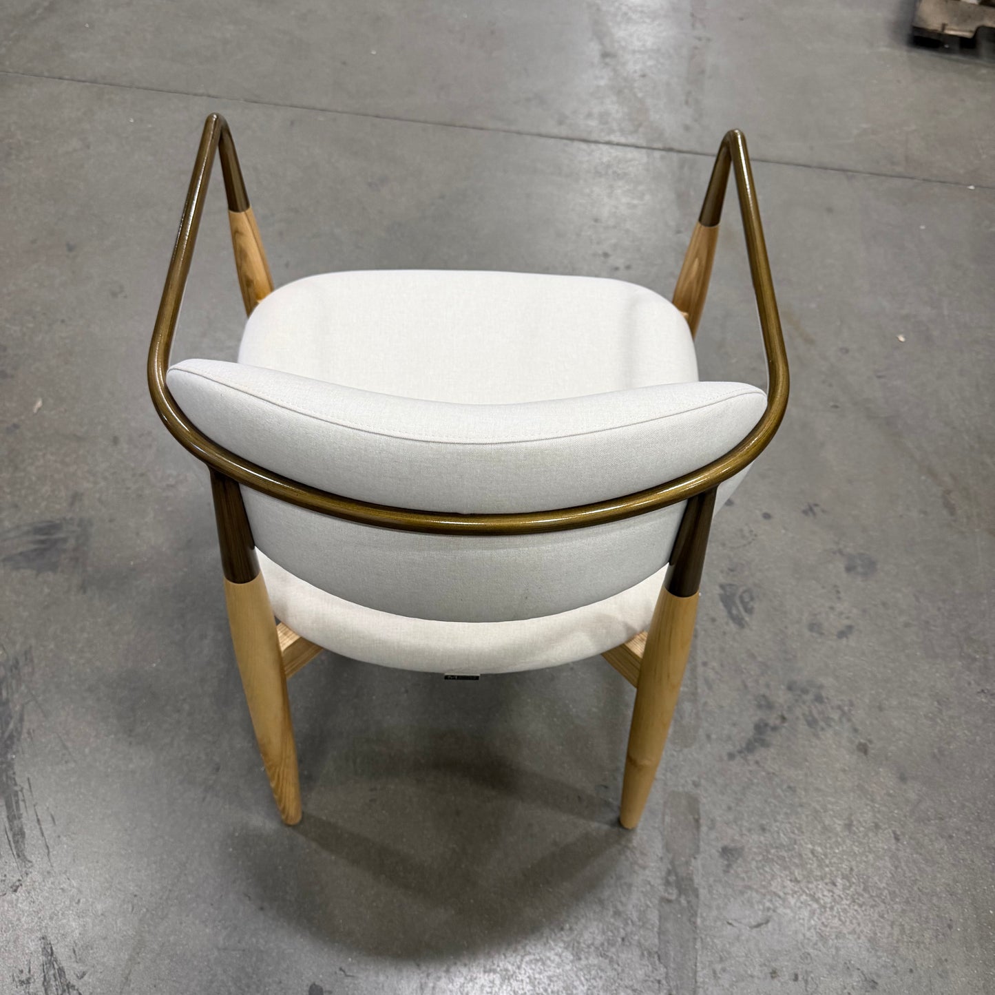 Mira Armchair - Modern Felt: Nimbus