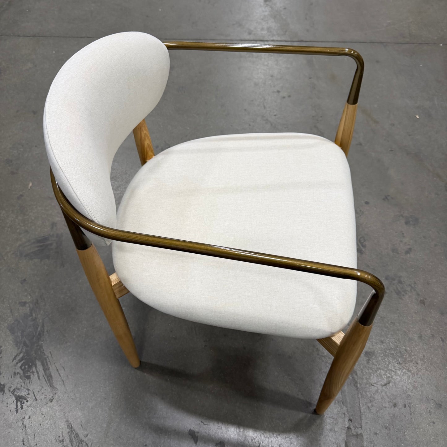 Mira Armchair - Modern Felt: Nimbus
