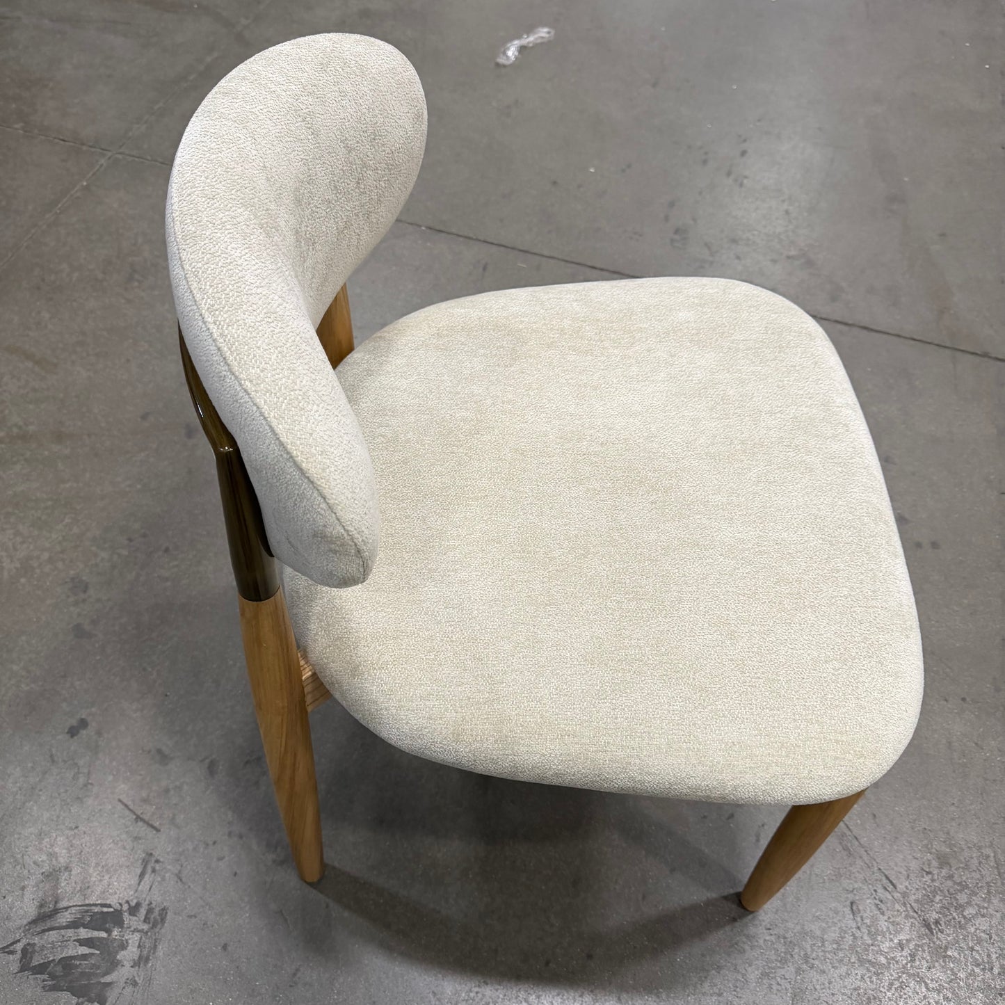 Mira Side Chair - Chenille Weave: Stone