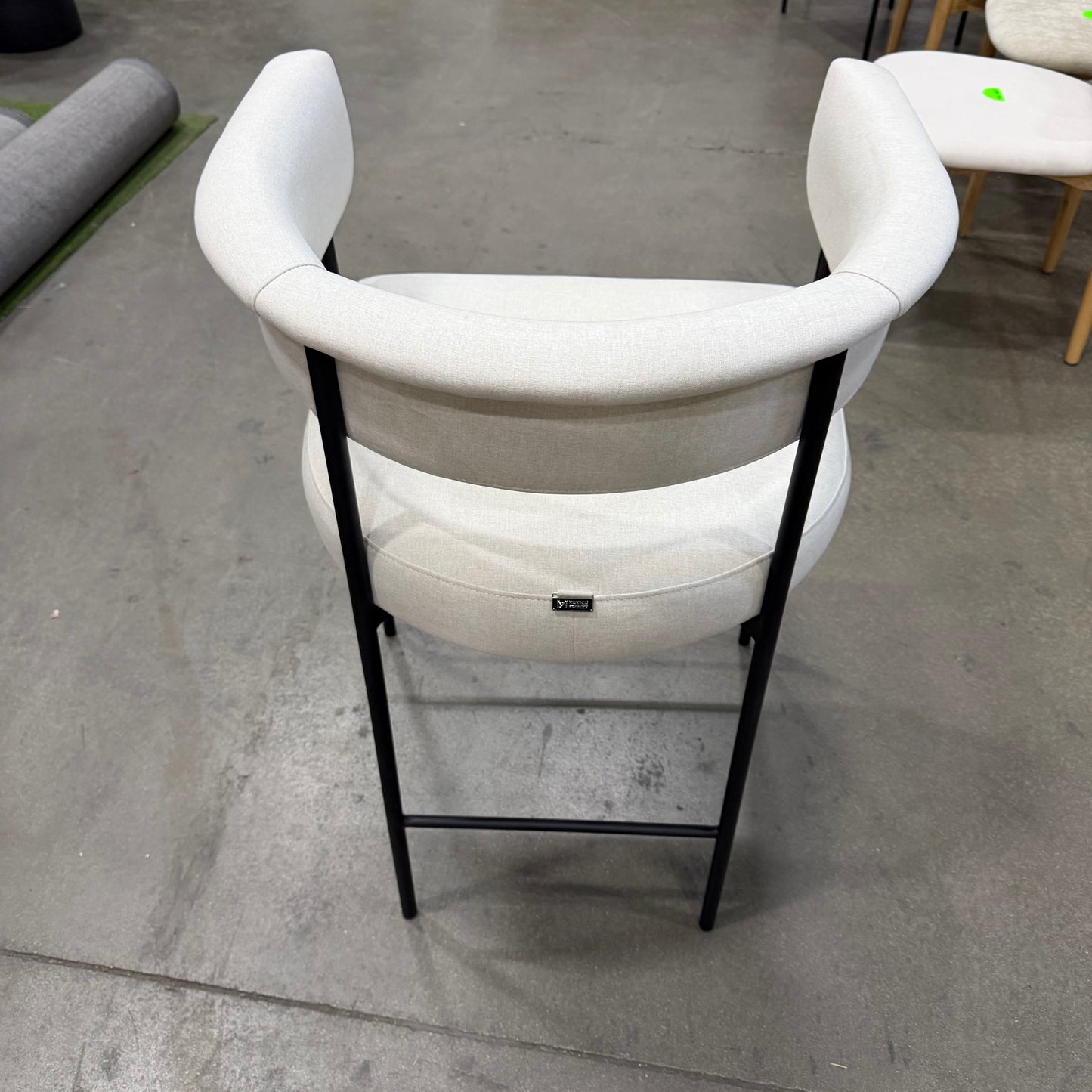 Elysian Counter Stool - Modern Felt: Nimbus