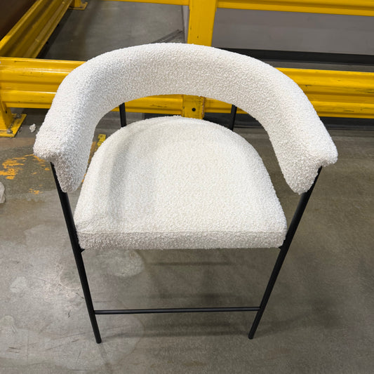 Elysian Counter Stool - Bouclé: Opal