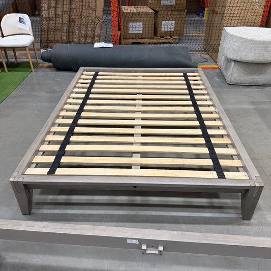 Sabi Bed - Queen, Grey Oak Veneer