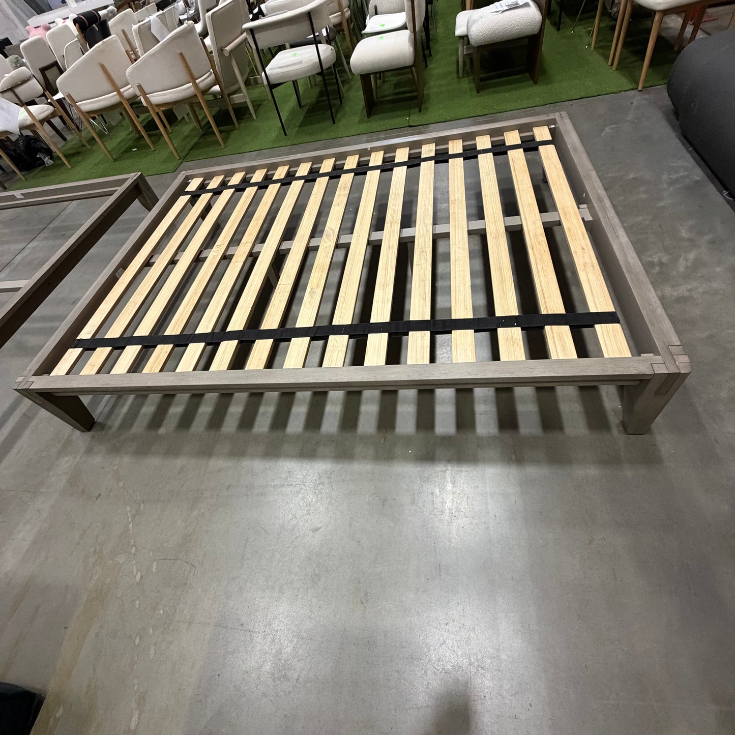 Sabi Bed - Queen, Grey Oak Veneer