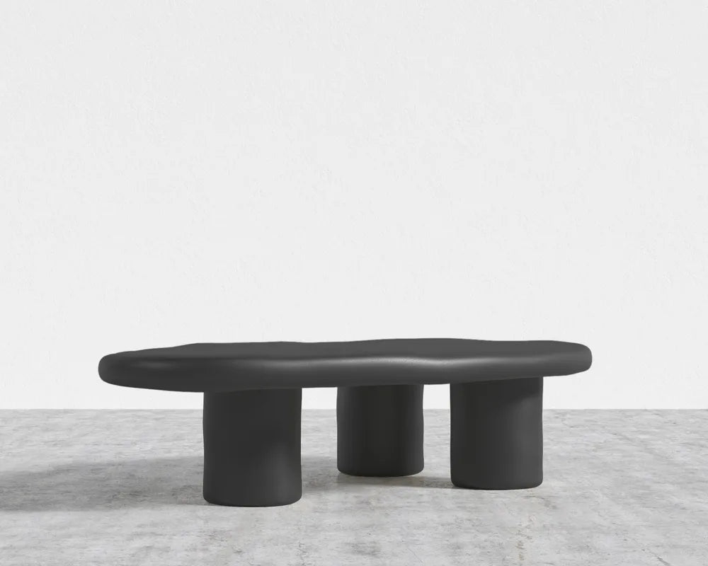 Kara Coffee Table - Black Wax Concrete