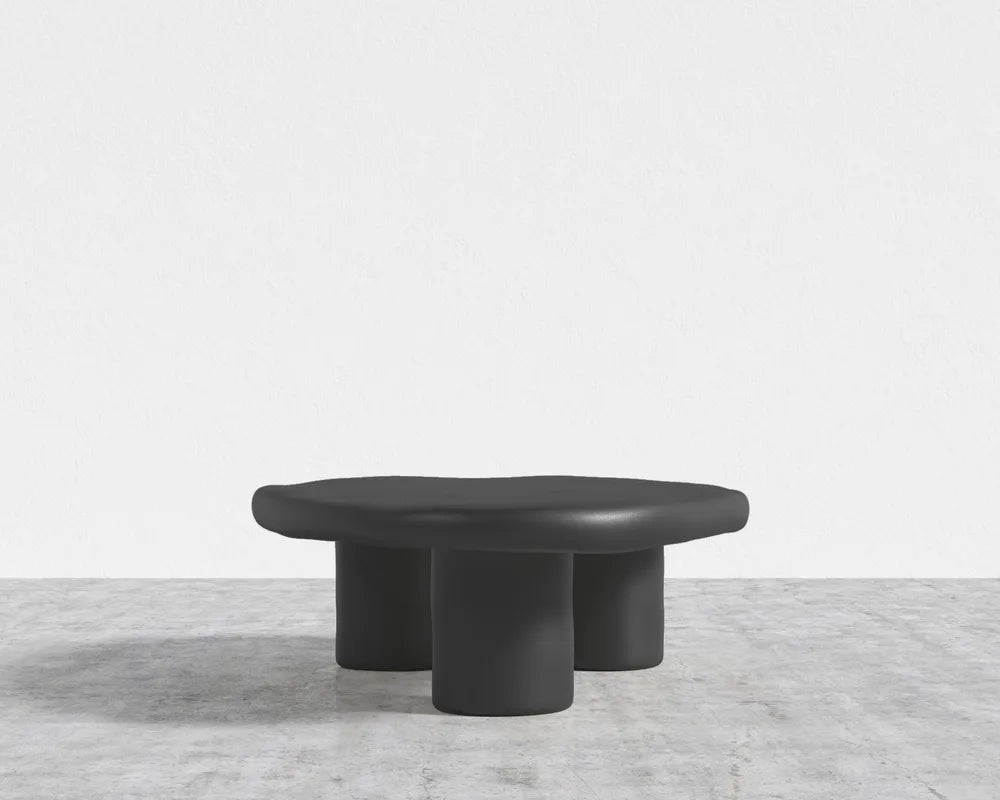 Kara Coffee Table - Black Wax Concrete