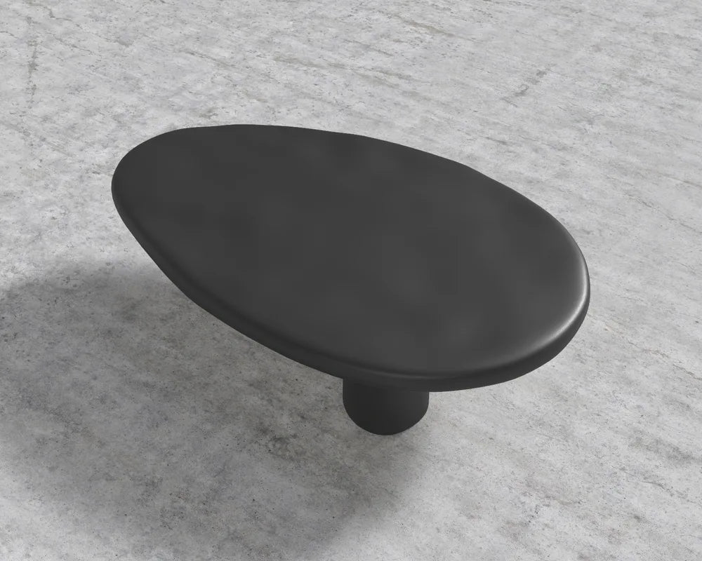 Kara Coffee Table - Black Wax Concrete