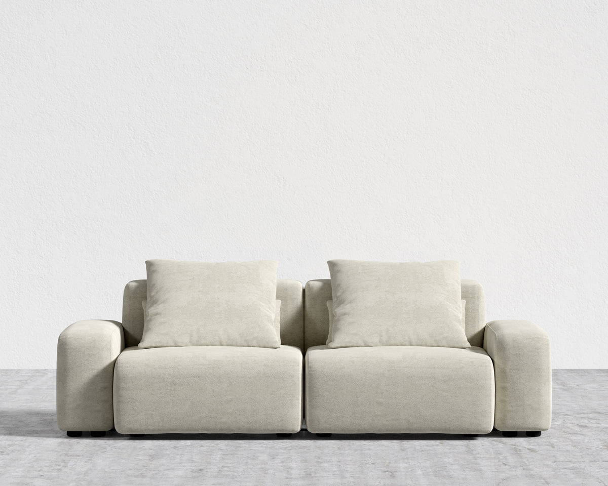 Kaye Sofa L - Essential Cloud Weave: Birch
