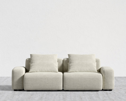 Kaye Sofa L - Essential Cloud Weave: Birch