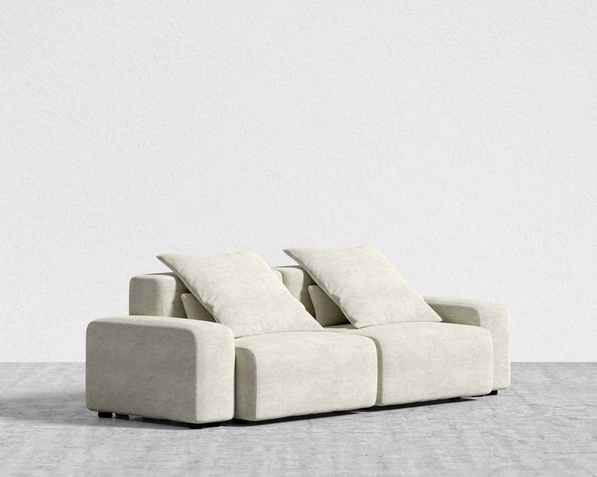 Kaye Sofa L - Essential Cloud Weave: Birch