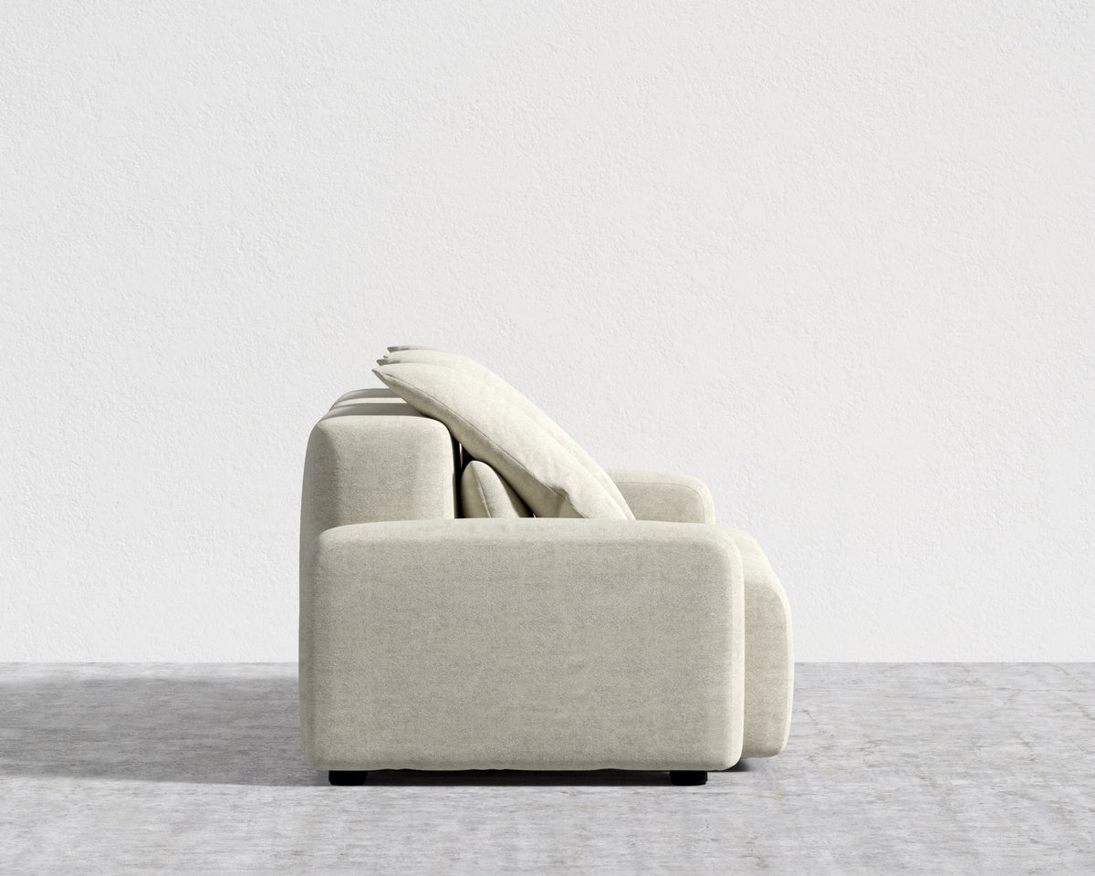Kaye Sofa L - Essential Cloud Weave: Birch