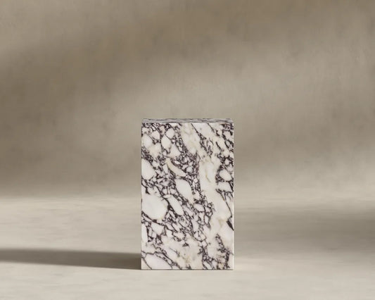 Liza Side Table (Black Label) - Viola Marble