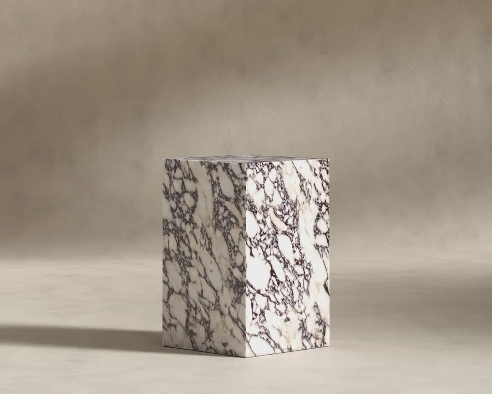 Liza Side Table (Black Label) - Viola Marble