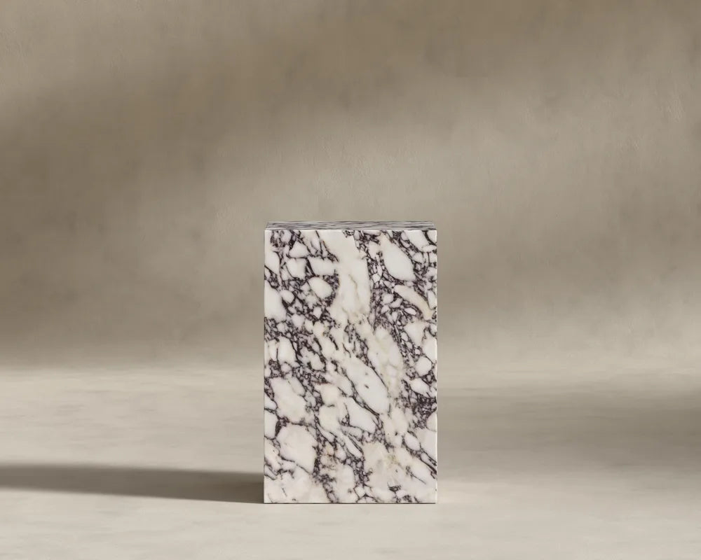 Liza Side Table (Black Label) - Viola Marble