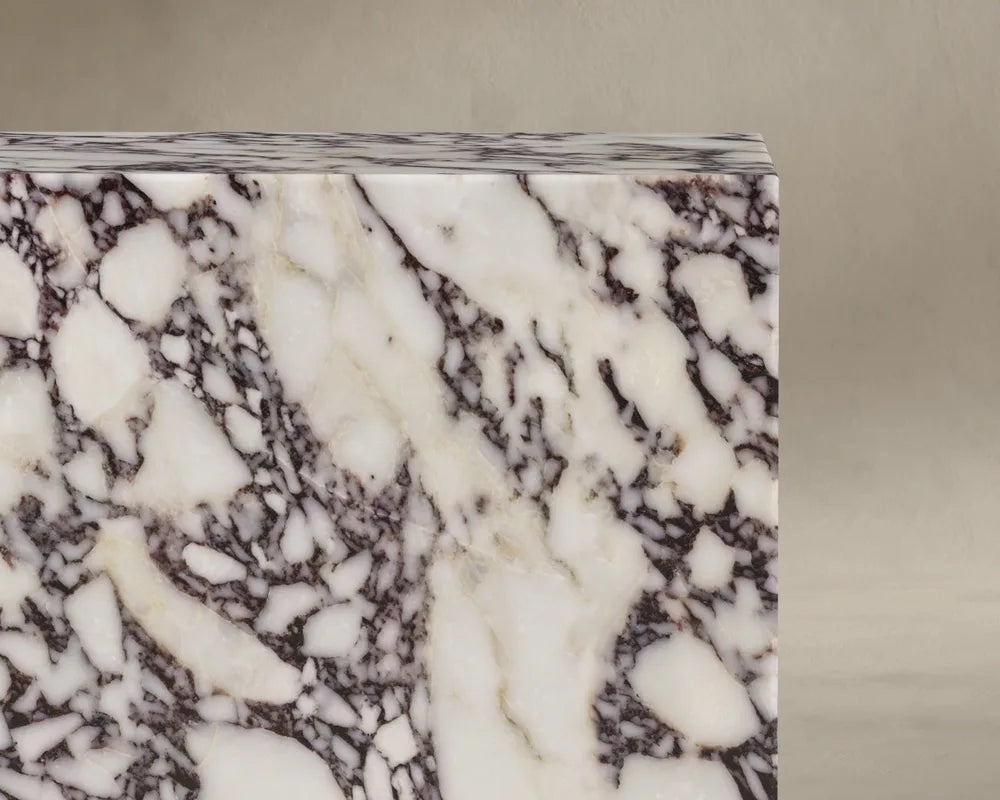 Liza Side Table (Black Label) - Viola Marble