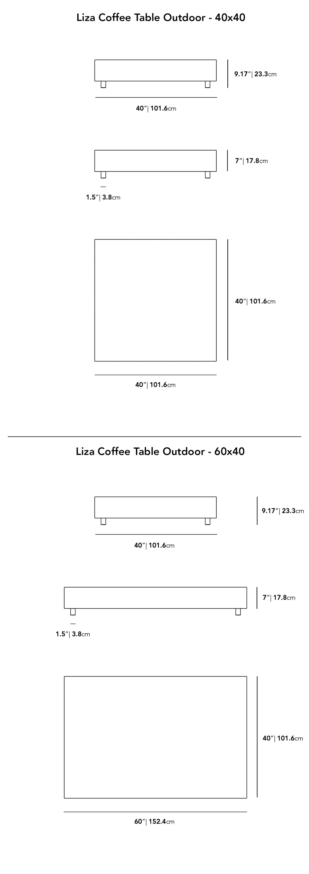Liza Coffee Table - Multiple Options Available