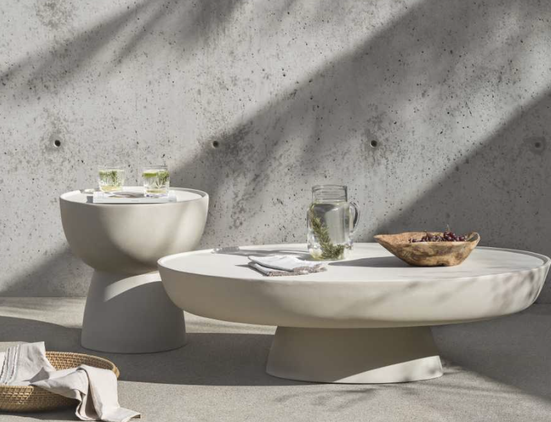 Maria Coffee Table - Olympia Wax Concrete