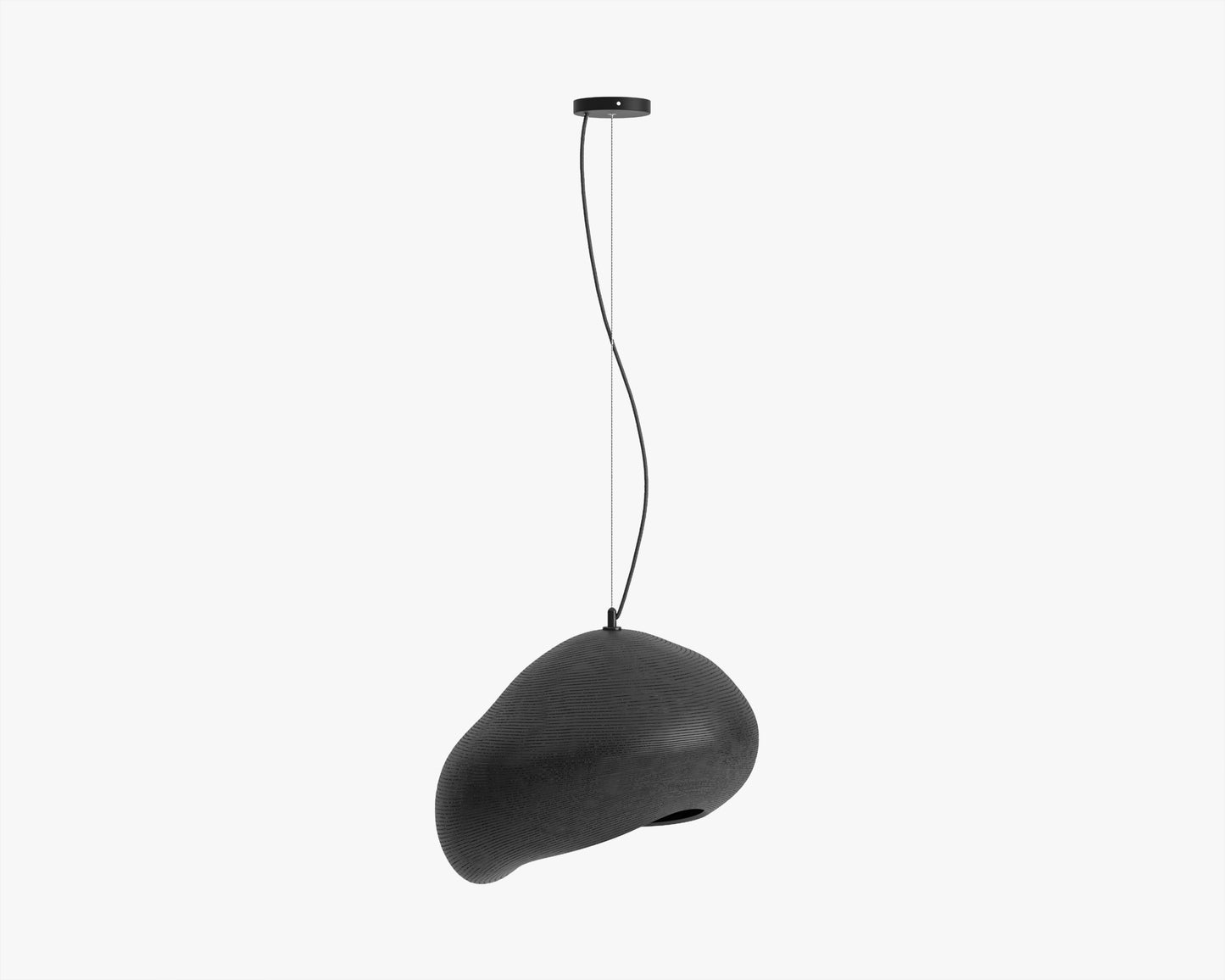 Organa Pendant - Large, Matte Black