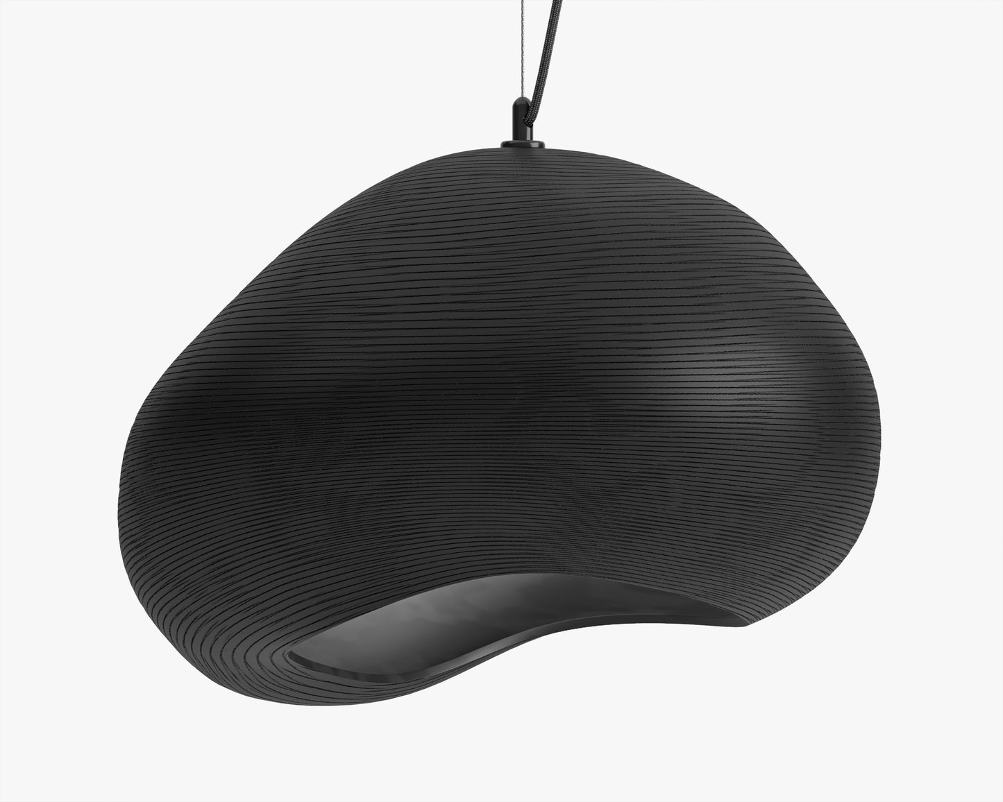 Organa Pendant - Large, Matte Black