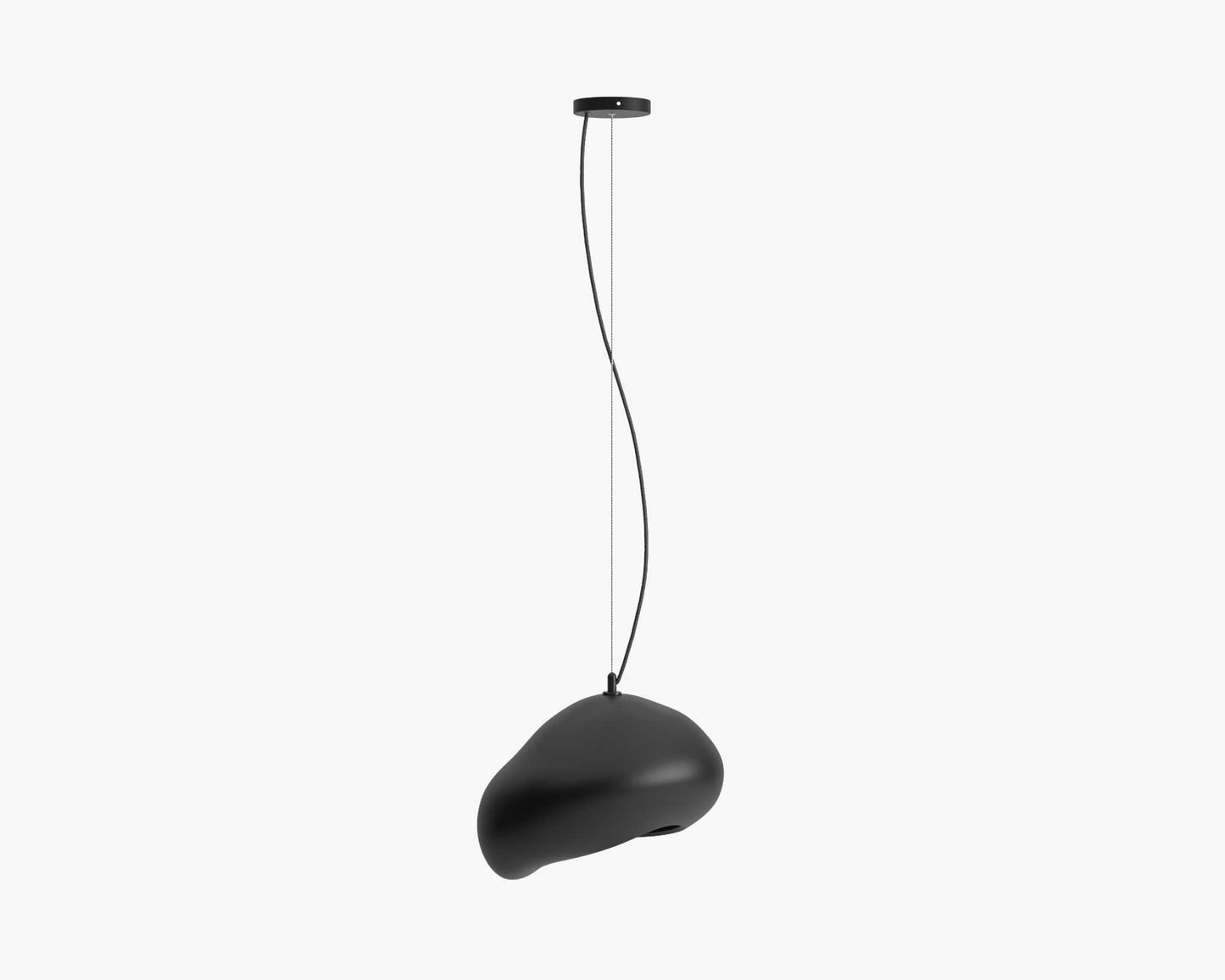 Organa Pendant - Small, Matte Black