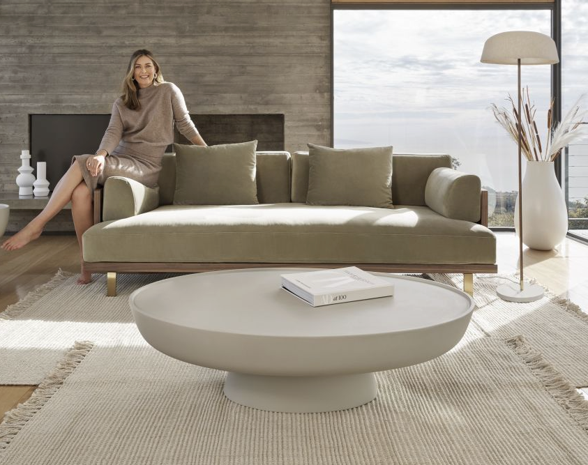 Maria Coffee Table - Olympia Wax Concrete