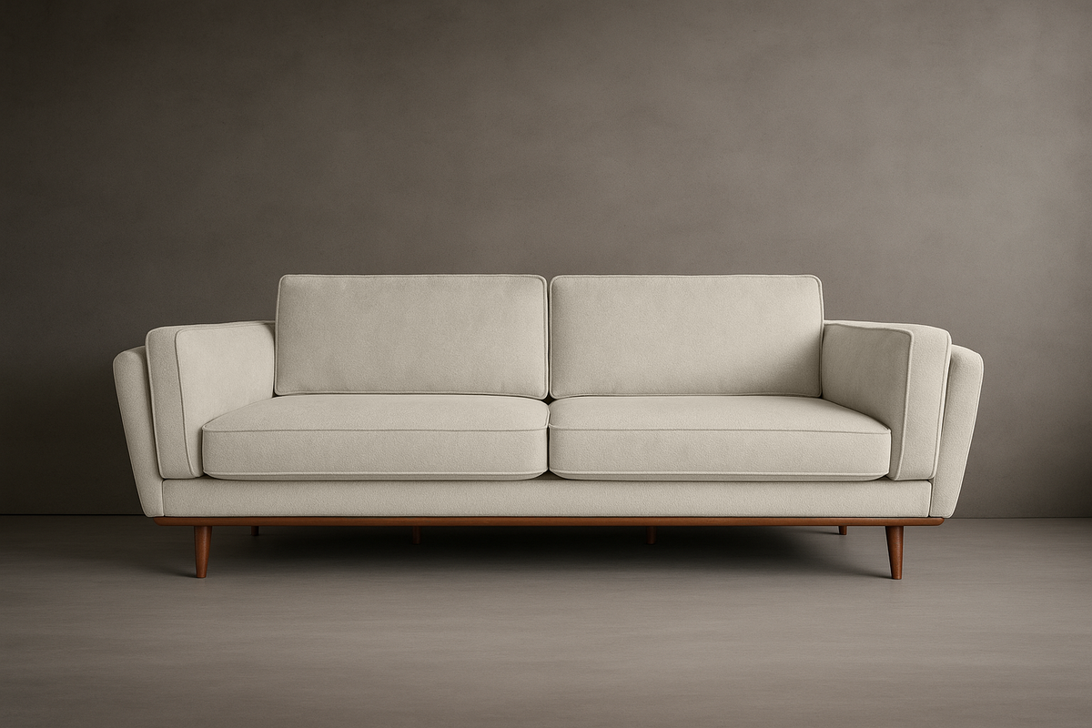 Enzo Sofa - Chenille Weave: Stone